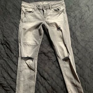 Dark Grey American Eagle Jegging